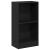 Bibliotecă Stejar negru 40x24x76 cm Lemn prelucrat GartenMobel Dekor