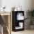 Bibliotecă Stejar negru 40x24x76 cm Lemn prelucrat GartenMobel Dekor