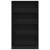 Bibliotecă cu 4 etaje Stejar negru 80x24x143 cm Lemn prelucrat GartenMobel Dekor