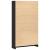 Bibliotecă cu 4 etaje Stejar negru 80x24x143 cm Lemn prelucrat GartenMobel Dekor