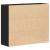 Bufetă Stejar negru 91x29,5x75 cm Lemn prelucrat GartenMobel Dekor