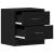 Noptiera stejar negru 40x30x40 cm lemn prelucrat GartenMobel Dekor