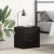 Noptiera stejar negru 40x30x40 cm lemn prelucrat GartenMobel Dekor