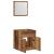 Set mobilier de baie, 2 piese, lemn vechi, lemn prelucrat GartenMobel Dekor