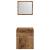 Set mobilier de baie, 2 piese, lemn vechi, lemn prelucrat GartenMobel Dekor