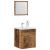 Set mobilier de baie, 2 piese, lemn vechi, lemn prelucrat GartenMobel Dekor