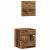 Set mobilier de baie, 2 piese, lemn vechi, lemn prelucrat GartenMobel Dekor