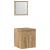 Set mobilier de baie, 2 piese, stejar artizanal, lemn prelucrat GartenMobel Dekor