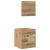 Set mobilier de baie, 2 piese, stejar artizanal, lemn prelucrat GartenMobel Dekor