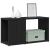 Dulap TV Stejar Negru 60x24x32 cm Lemn prelucrat GartenMobel Dekor