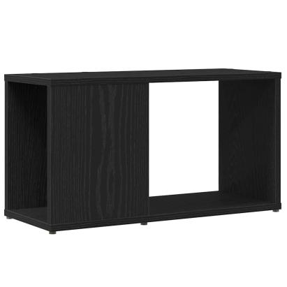 Dulap TV Stejar Negru 60x24x32 cm Lemn prelucrat GartenMobel Dekor
