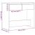 Consolă Stejar negru 89x41x76,5 cm Lemn prelucrat GartenMobel Dekor
