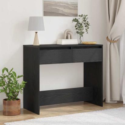 Consolă Stejar negru 89x41x76,5 cm Lemn prelucrat GartenMobel Dekor