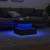 Masuta de cafea cu lumini LED Stejar negru 50x50x40 cm GartenMobel Dekor