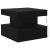 Masuta de cafea cu lumini LED Stejar negru 50x50x40 cm GartenMobel Dekor