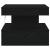 Masuta de cafea cu lumini LED Stejar negru 50x50x40 cm GartenMobel Dekor