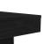 Masuta de cafea cu lumini LED Stejar negru 50x50x40 cm GartenMobel Dekor