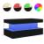 Masuta de cafea cu lumini LED Stejar negru 90x50x40 cm GartenMobel Dekor