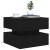 Masuta de cafea cu lumini LED Stejar negru 50x50x40 cm GartenMobel Dekor