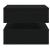Masuta de cafea cu lumini LED Stejar negru 50x50x40 cm GartenMobel Dekor