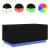 Masuta de cafea cu lumini LED Stejar negru 90x50x40 cm GartenMobel Dekor