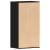 Suport pentru pantofi Stejar negru 54x34x100,5cm Lemn prelucrat GartenMobel Dekor