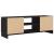 Dulap TV Stejar Negru 102x30x36 cm Lemn prelucrat GartenMobel Dekor