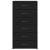 Bufetă cu 6 sertare Stejar negru 50x34x96 cm Lemn prelucrat GartenMobel Dekor