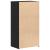 Bufetă cu 6 sertare Stejar negru 50x34x96 cm Lemn prelucrat GartenMobel Dekor