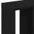 Raft de perete Stejar negru 45x16x45 cm Lemn prelucrat GartenMobel Dekor