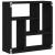 Raft de perete Stejar negru 45x16x45 cm Lemn prelucrat GartenMobel Dekor