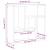 Raft de perete Stejar negru 45x16x45 cm Lemn prelucrat GartenMobel Dekor