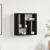 Raft de perete Stejar negru 45x16x45 cm Lemn prelucrat GartenMobel Dekor