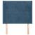 Tăblie pat cu aripioare albastru închis 93x16x118/128cm catifea GartenMobel Dekor