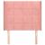 Tăblie de pat cu aripioare, roz, 93x16x118/128 cm, catifea GartenMobel Dekor