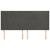Tăblie de pat cu aripioare gri închis 163x16x118/128 cm catifea GartenMobel Dekor
