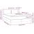 Pat box spring cu saltea, gri taupe, 140x200 cm, textil GartenMobel Dekor