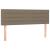 Pat box spring cu saltea, gri taupe, 140x200 cm, textil GartenMobel Dekor
