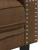 Set canapele Chesterfield perne 3 piese maro piele întoarsă eco GartenMobel Dekor