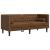 Set canapele Chesterfield perne 3 piese maro piele întoarsă eco GartenMobel Dekor