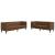 Set canapele Chesterfield perne 2 piese maro piele întoarsă eco GartenMobel Dekor