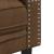 Set canapele Chesterfield perne 2 piese maro piele întoarsă eco GartenMobel Dekor