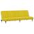 Set canapea 2 piese, galben, catifea GartenMobel Dekor