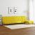 Set canapea 2 piese, galben, catifea GartenMobel Dekor