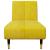 Set canapea 2 piese, galben, catifea GartenMobel Dekor