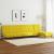 Set canapea 2 piese, galben, catifea GartenMobel Dekor
