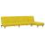 Set canapea 2 piese, galben, catifea GartenMobel Dekor