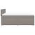 Pat box spring cu saltea, gri taupe, 140x200 cm, textil GartenMobel Dekor