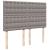 Pat box spring cu saltea, gri taupe, 140x200 cm, textil GartenMobel Dekor