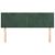 Tăblii de pat, 2 buc., verde închis, 72x5x78/88 cm, catifea GartenMobel Dekor